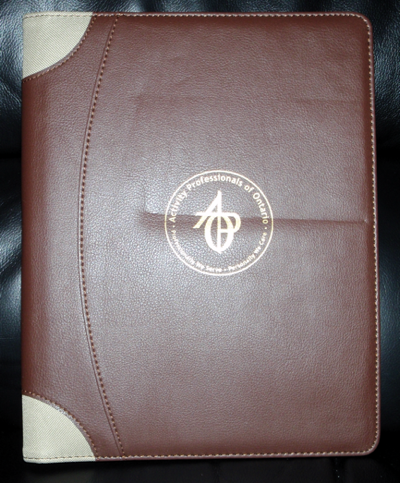 APO leather-like portfolio APO portfolio