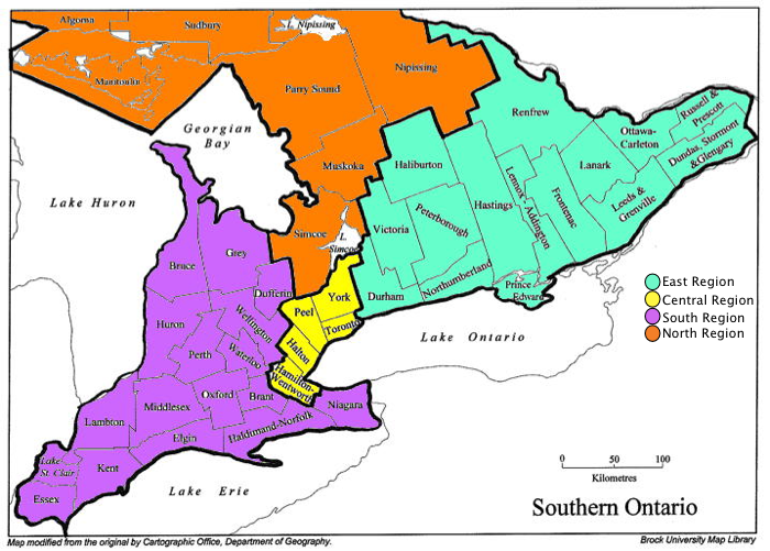 APO regions map APO regions map
